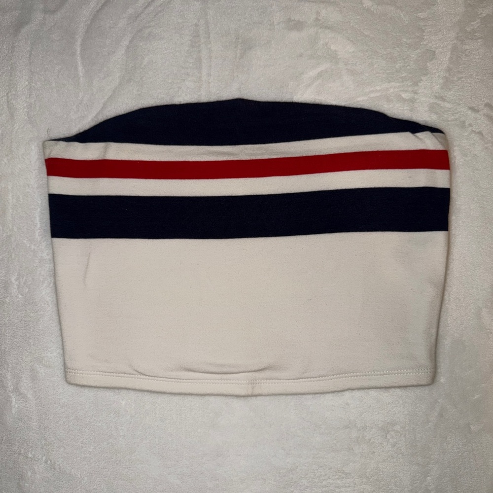Garage White Tube Top